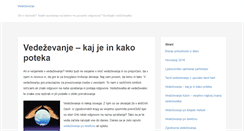 Desktop Screenshot of e-vedezevanje.net