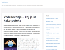 Tablet Screenshot of e-vedezevanje.net